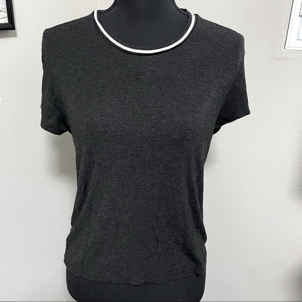 Brandy Melville dark grey short sleeved T-shirt